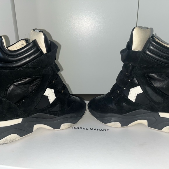 COPY - Isabel Marant Wedges Sneaker Black - Picture 6 of 7